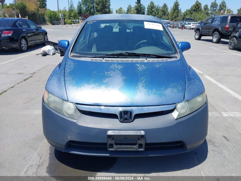 2008 Honda Civic Lx VIN: 2HGFA16548H526219 Lot: 39599440