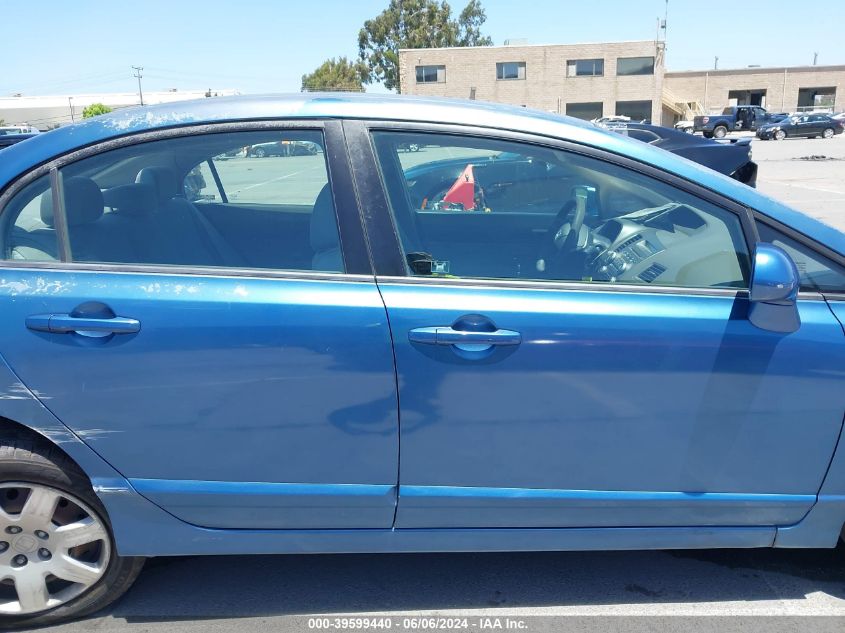 2008 Honda Civic Lx VIN: 2HGFA16548H526219 Lot: 39599440