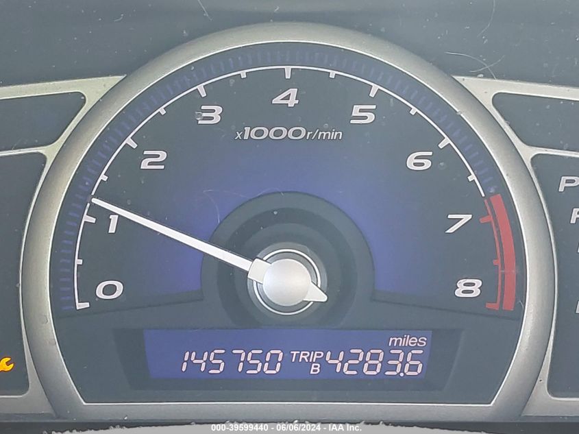 2008 Honda Civic Lx VIN: 2HGFA16548H526219 Lot: 39599440