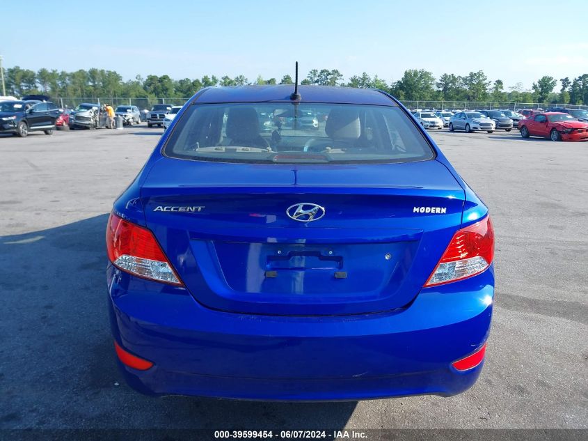 2014 Hyundai Accent Gls VIN: KMHCU4AE2EU763636 Lot: 39599454