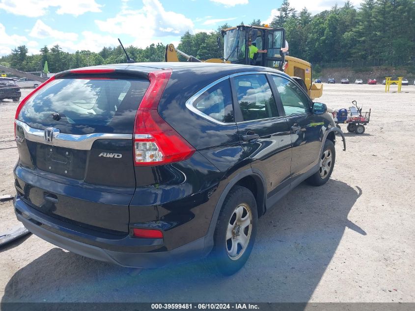 2015 Honda Cr-V Lx VIN: 5J6RM4H39FL082443 Lot: 39599481