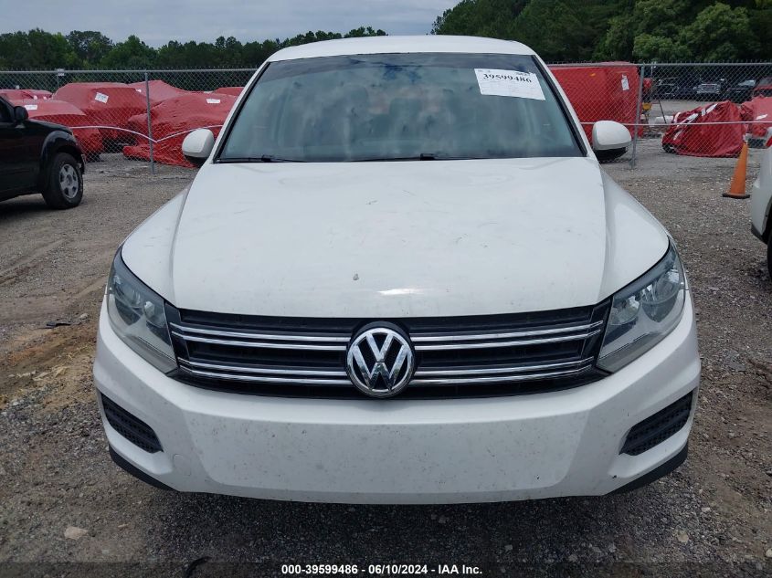 2012 Volkswagen Tiguan S VIN: WVGAV7AX8CW522706 Lot: 39599486