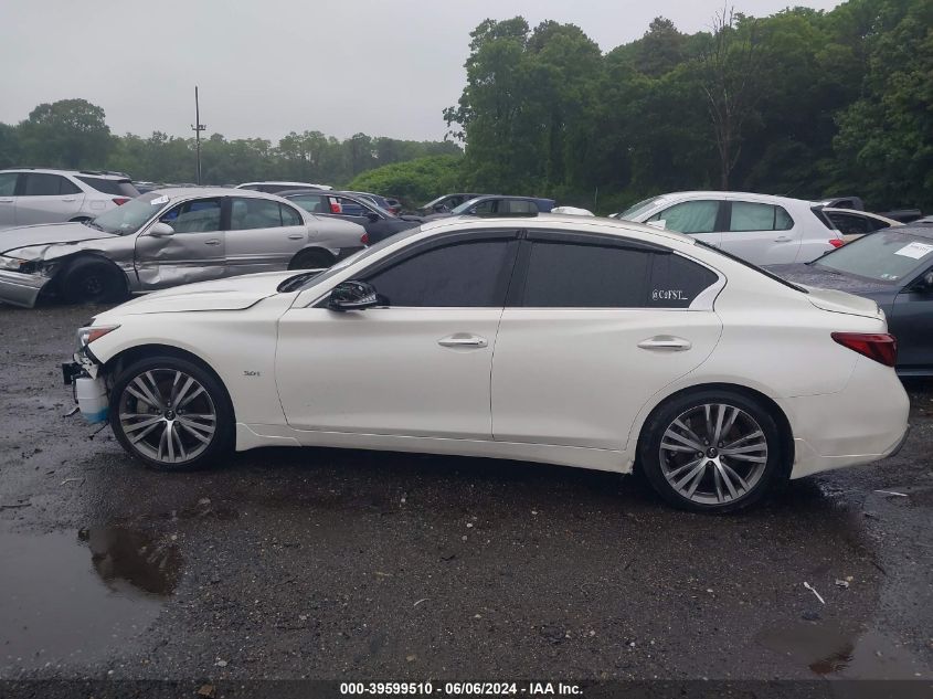 2019 Infiniti Q50 3.0T Sport VIN: JN1EV7AR2KM554684 Lot: 39599510