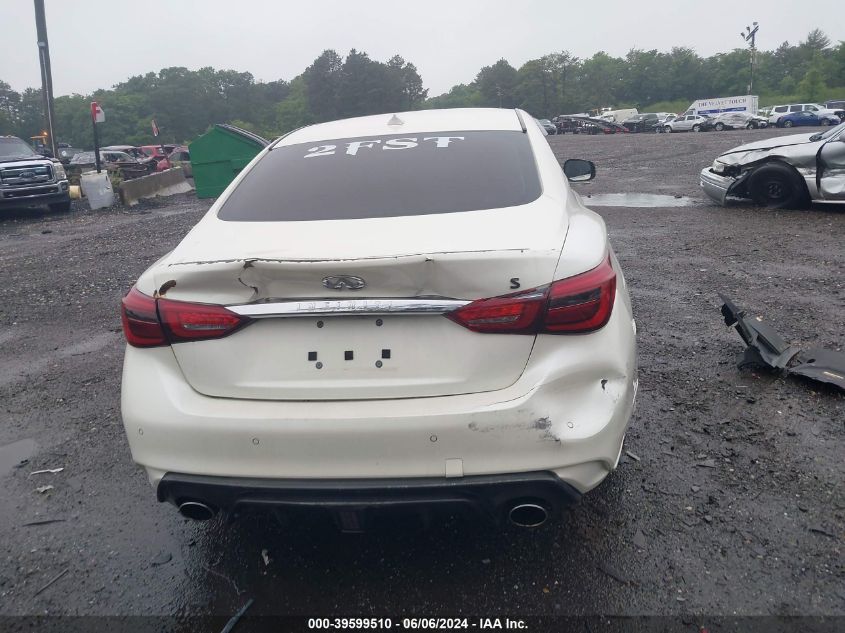 2019 Infiniti Q50 3.0T Sport VIN: JN1EV7AR2KM554684 Lot: 39599510