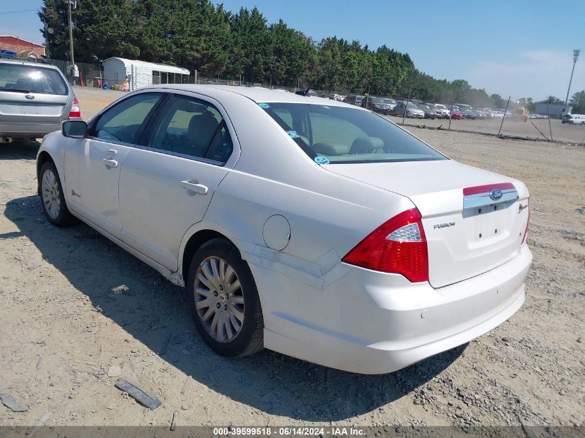 2010 Ford Fusion Hybrid VIN: 3FADP0L36AR138507 Lot: 39599518