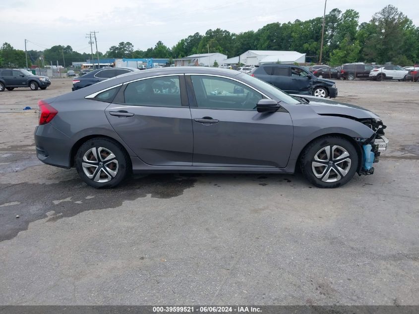 2018 Honda Civic Lx VIN: 2HGFC2F52JH516228 Lot: 39599521