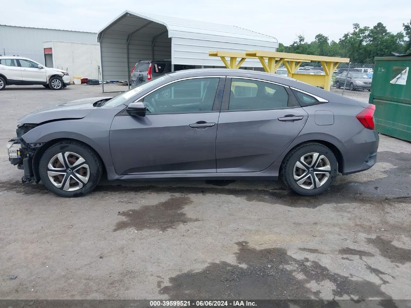 2018 Honda Civic Lx VIN: 2HGFC2F52JH516228 Lot: 39599521