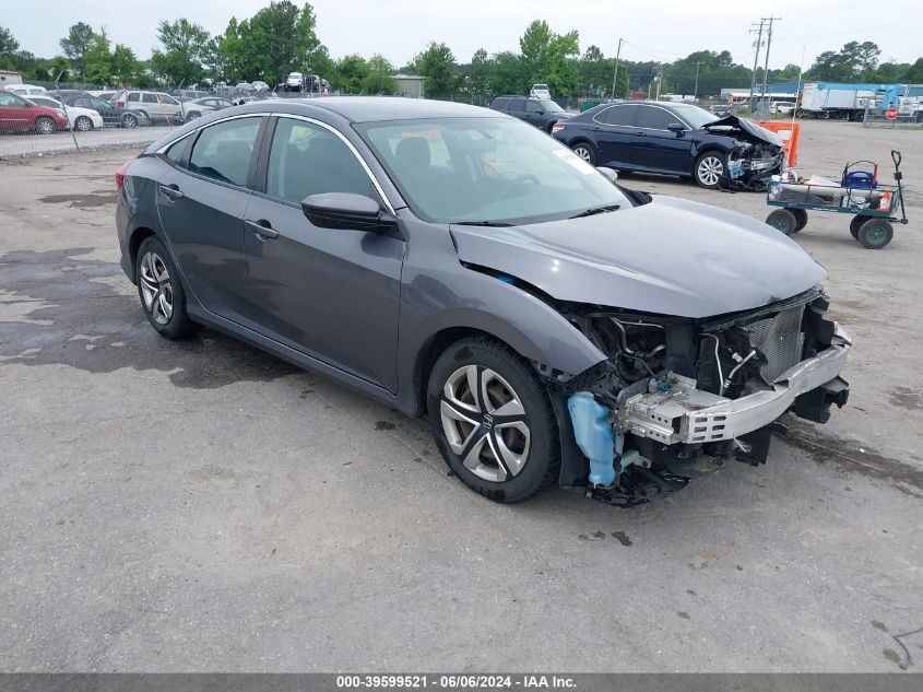 2018 Honda Civic Lx VIN: 2HGFC2F52JH516228 Lot: 39599521