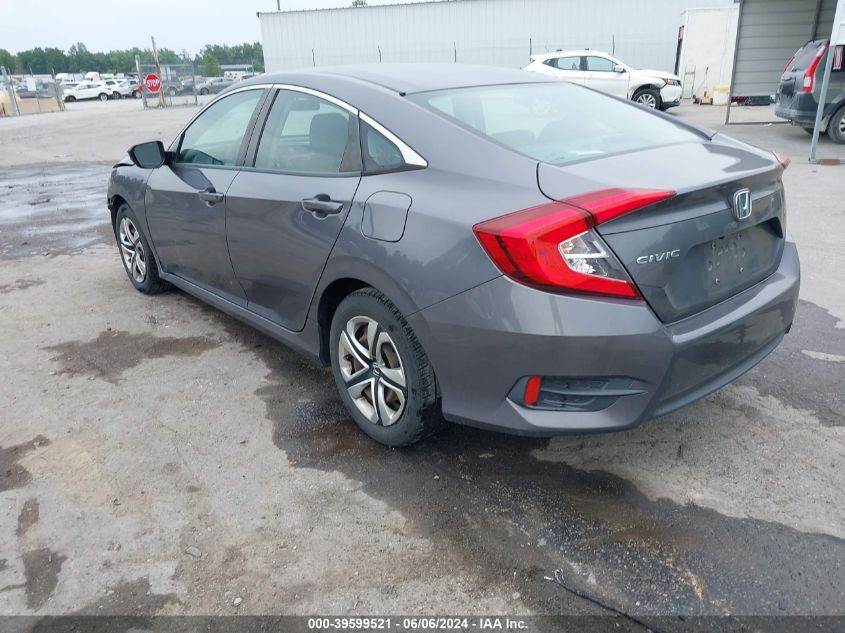 2018 Honda Civic Lx VIN: 2HGFC2F52JH516228 Lot: 39599521