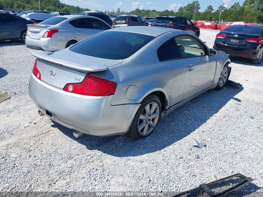 2004 Infiniti G35 VIN: JNKCV54E54M303452 Lot: 39599526
