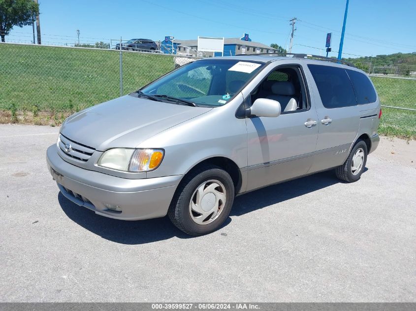 2002 Toyota Sienna Xle VIN: 4T3ZF13C82U469062 Lot: 39599527