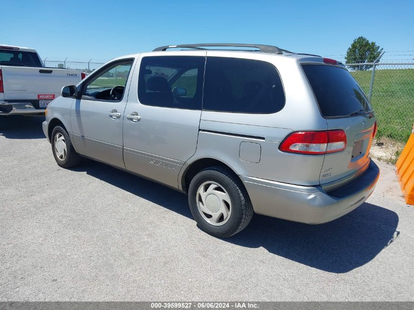 2002 Toyota Sienna Xle VIN: 4T3ZF13C82U469062 Lot: 39599527