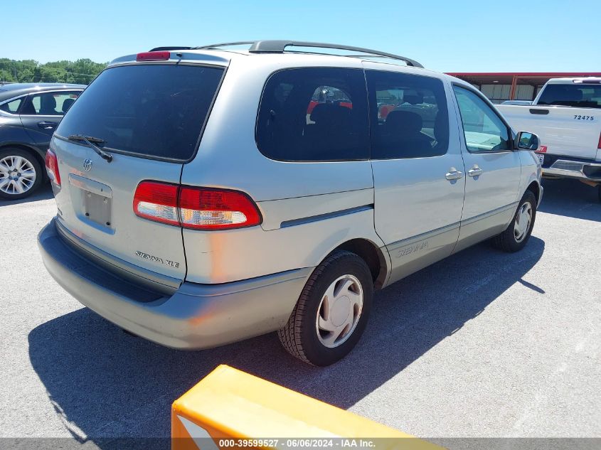 2002 Toyota Sienna Xle VIN: 4T3ZF13C82U469062 Lot: 39599527