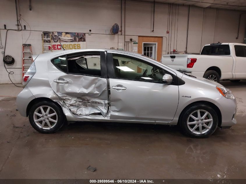 2014 Toyota Prius C Three VIN: JTDKDTB35E1082234 Lot: 39599546