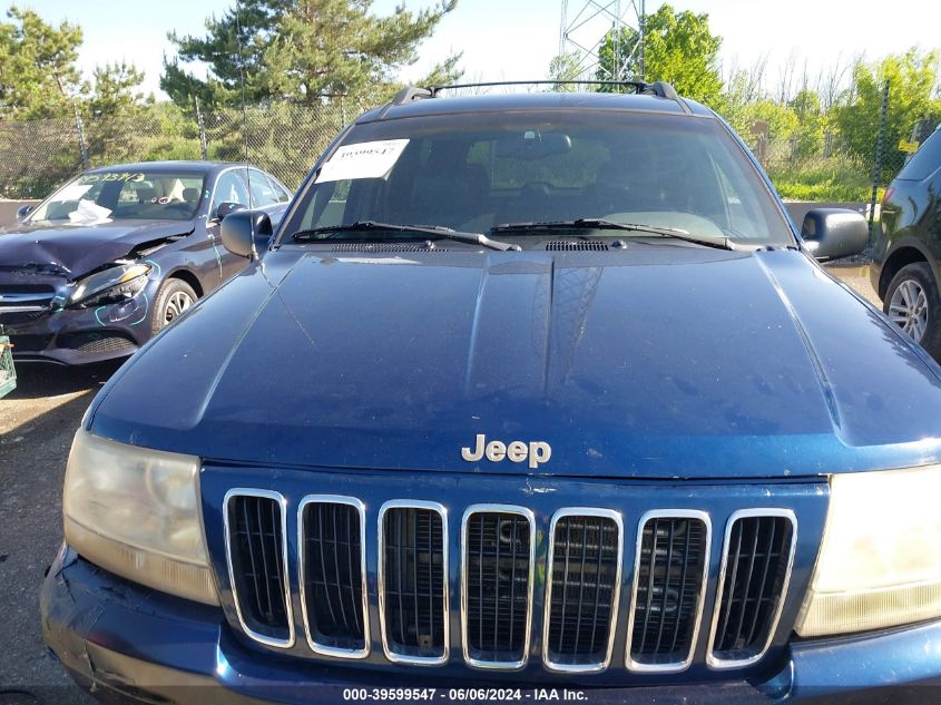 2001 Jeep Grand Cherokee Limited VIN: 1J4GW58N61C599443 Lot: 39599547