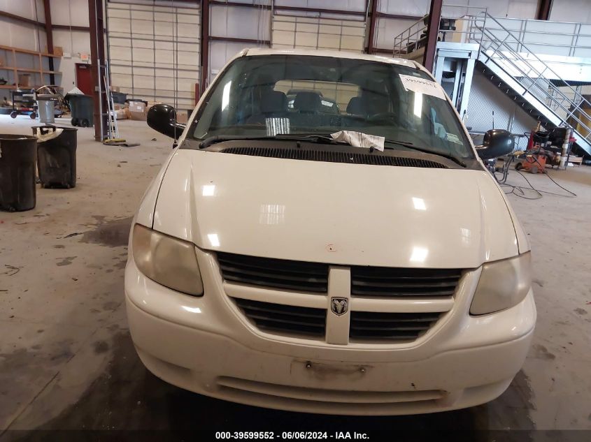 2006 Dodge Grand Caravan Se VIN: 1D4GP24E56B762767 Lot: 39599552