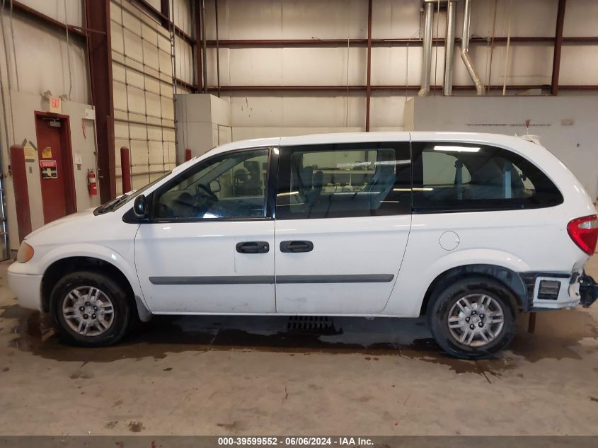 2006 Dodge Grand Caravan Se VIN: 1D4GP24E56B762767 Lot: 39599552