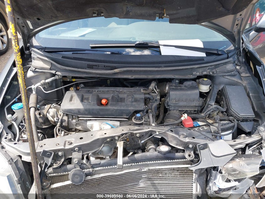 2012 Honda Civic Lx VIN: 19XFB2F58CE035478 Lot: 39599580