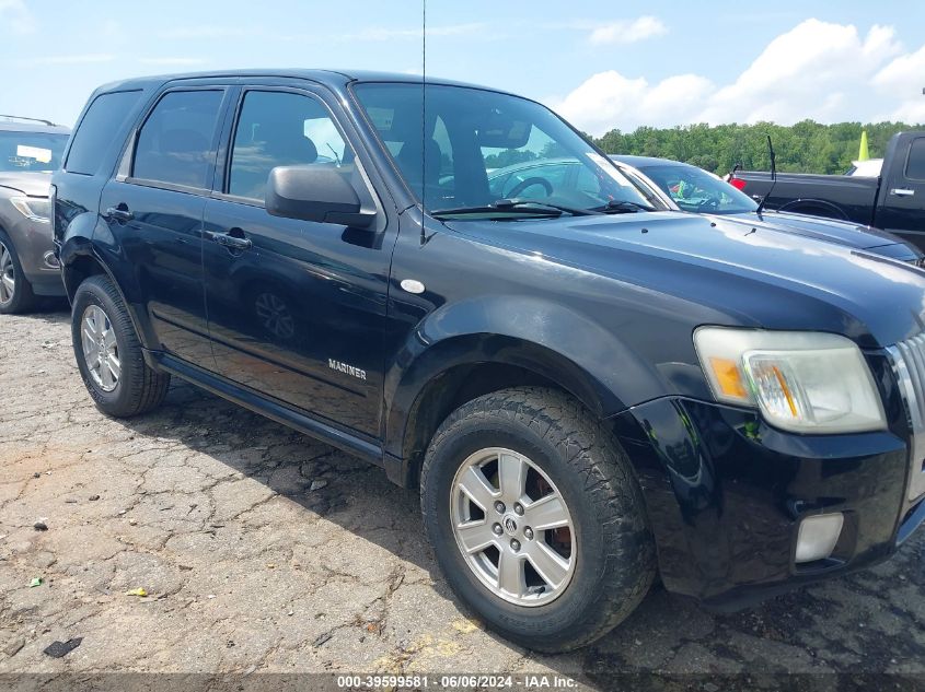 2008 Mercury Mariner I4 VIN: 4M2CU81ZX8KJ30407 Lot: 39599581