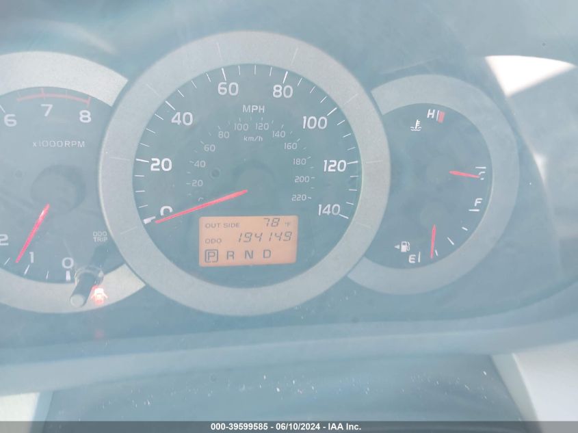 2008 Toyota Rav4 VIN: JTMZD33V585105765 Lot: 39599585