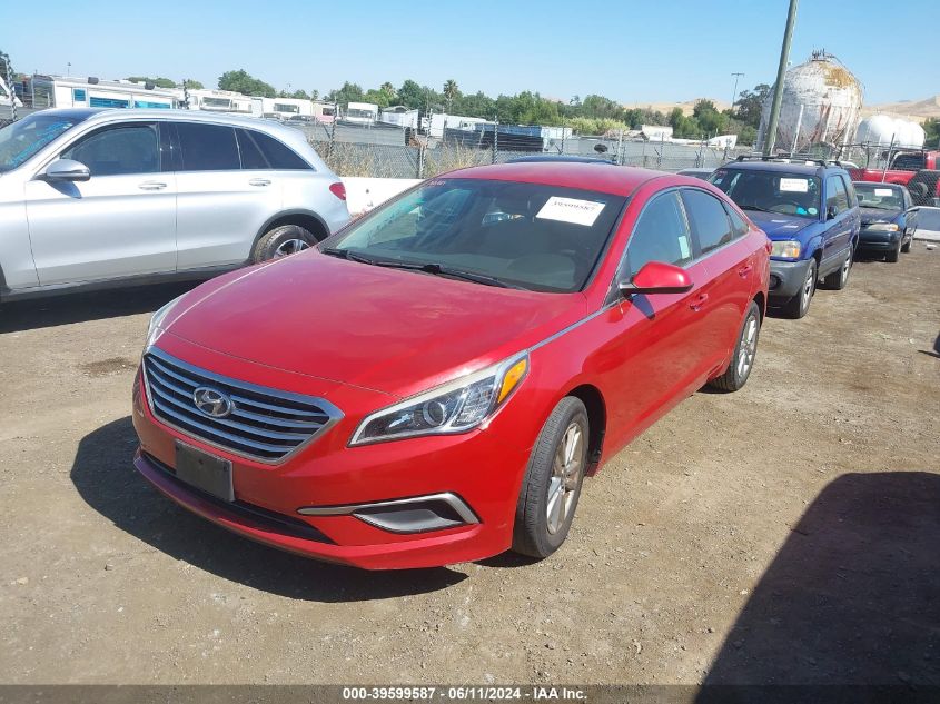 2017 Hyundai Sonata VIN: 5NPE24AF9HH445264 Lot: 39599587