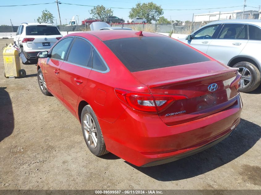 2017 Hyundai Sonata VIN: 5NPE24AF9HH445264 Lot: 39599587