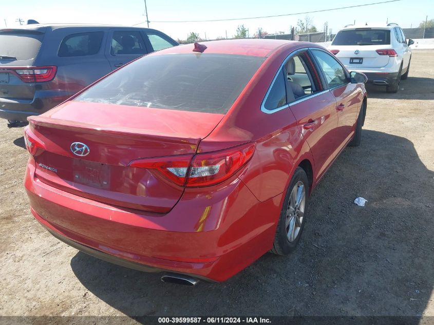 2017 Hyundai Sonata VIN: 5NPE24AF9HH445264 Lot: 39599587