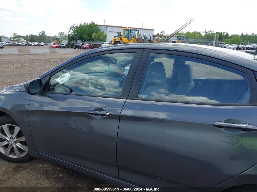 2012 Hyundai Accent Gls VIN: KMHCU4AE8CU261923 Lot: 39599611