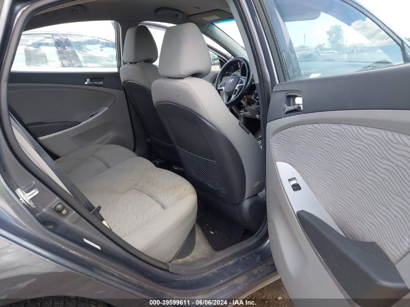 2012 Hyundai Accent Gls VIN: KMHCU4AE8CU261923 Lot: 39599611