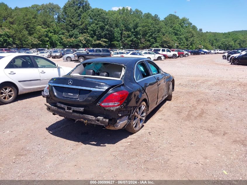 2015 Mercedes-Benz C 300 4Matic/Luxury 4Matic/Sport 4Matic VIN: 55SWF4KB0FU019851 Lot: 39599627