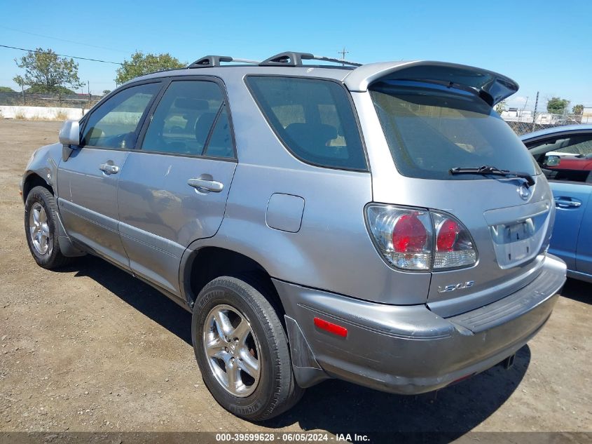 2001 Lexus Rx 300 VIN: JTJHF10U110215217 Lot: 39599628