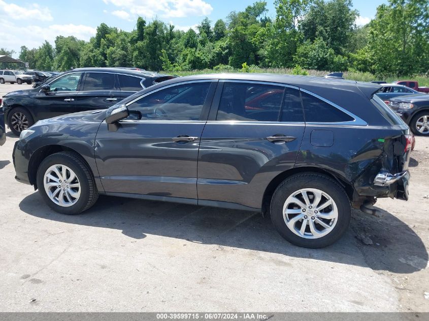 2016 Acura Rdx Acurawatch Plus Package VIN: 5J8TB4H39GL026457 Lot: 39599715