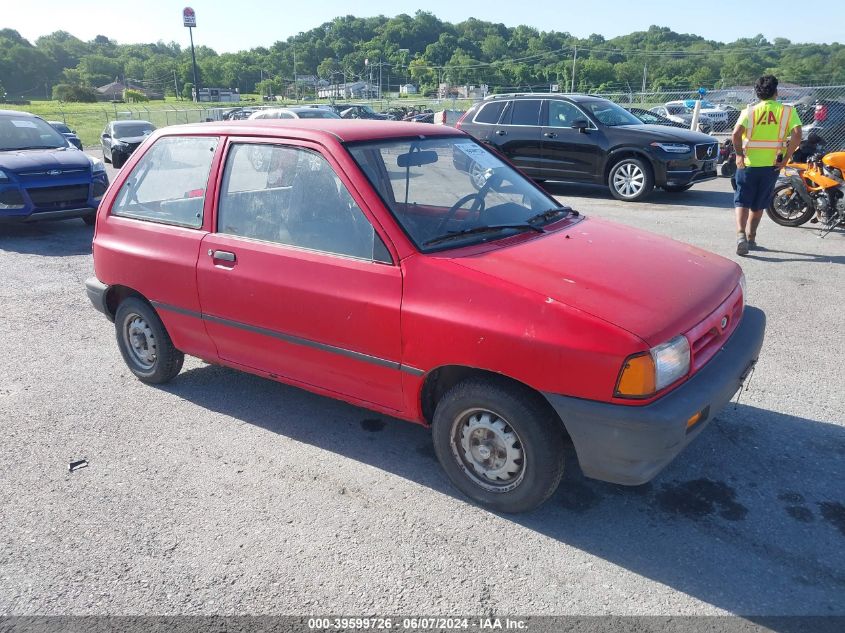 1991 Ford Festiva L VIN: KNJPT05H0M6139341 Lot: 39599726