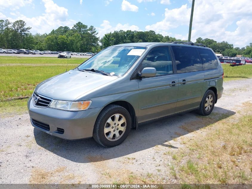 2002 Honda Odyssey Ex VIN: 5FNRL18612G008001 Lot: 39599741