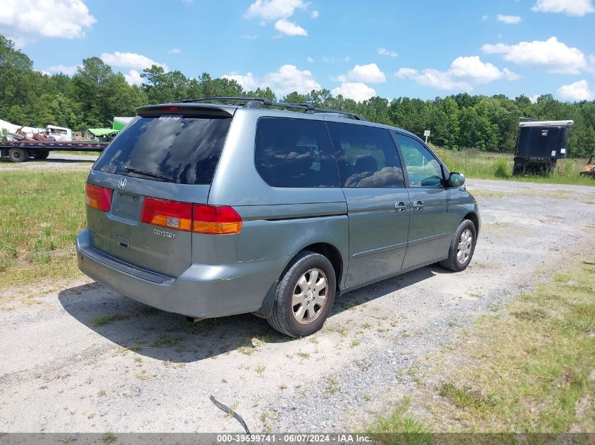 2002 Honda Odyssey Ex VIN: 5FNRL18612G008001 Lot: 39599741