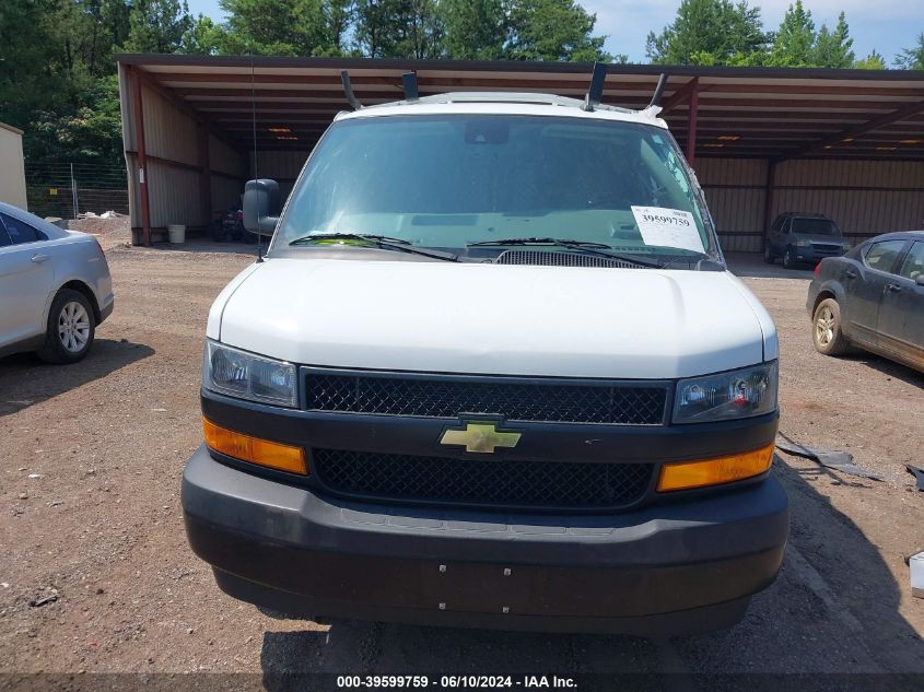 2020 Chevrolet Express Cargo Rwd 2500 Regular Wheelbase Wt VIN: 1GCWGAFP9L1258497 Lot: 39599759