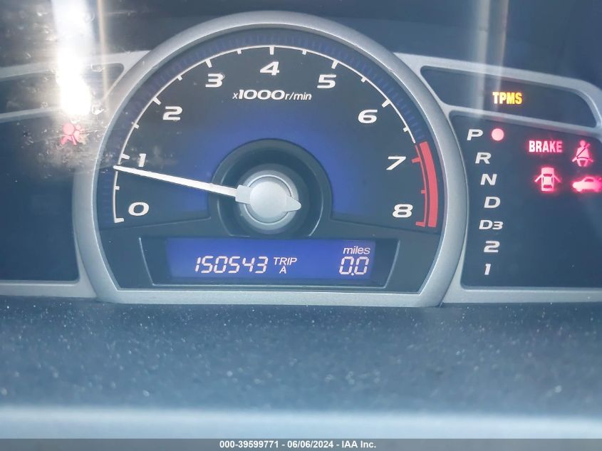 2009 Honda Civic Lx VIN: 2HGFG12609H523929 Lot: 39599771