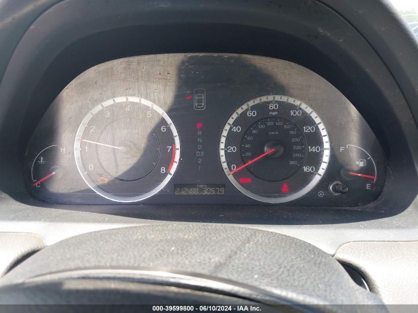 2009 Honda Accord 2.4 Lx VIN: 1HGCP26389A198633 Lot: 39599800