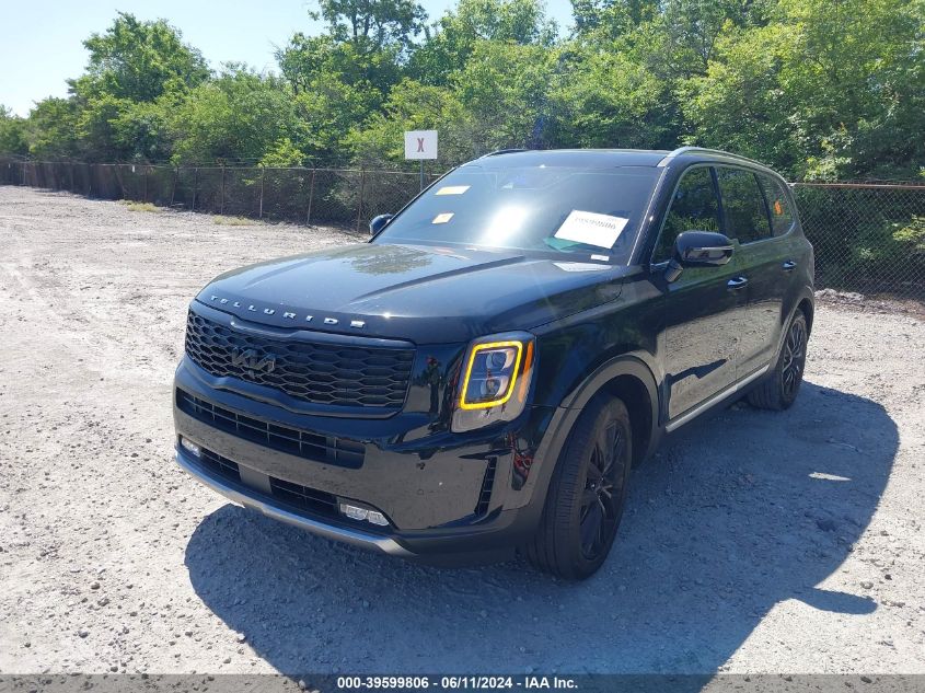 2022 Kia Telluride Sx VIN: 5XYP54HC4NG263728 Lot: 39599806