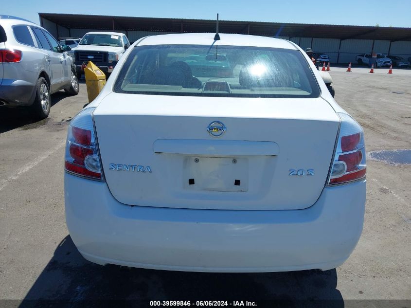 2007 Nissan Sentra 2.0S VIN: 3N1AB61E87L692472 Lot: 39599846