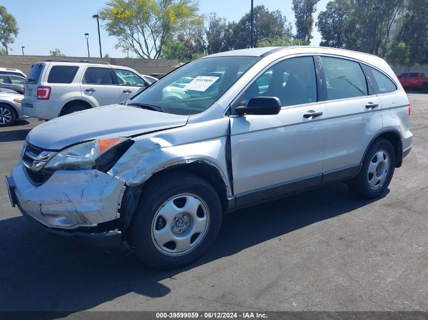 2010 Honda Cr-V Lx VIN: 5J6RE3H31AL024469 Lot: 39599859