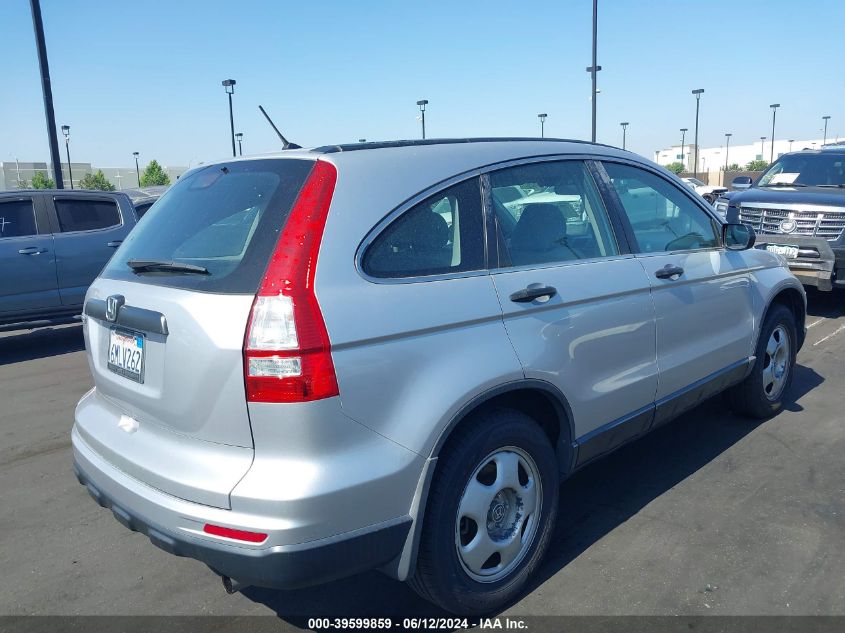 2010 Honda Cr-V Lx VIN: 5J6RE3H31AL024469 Lot: 39599859