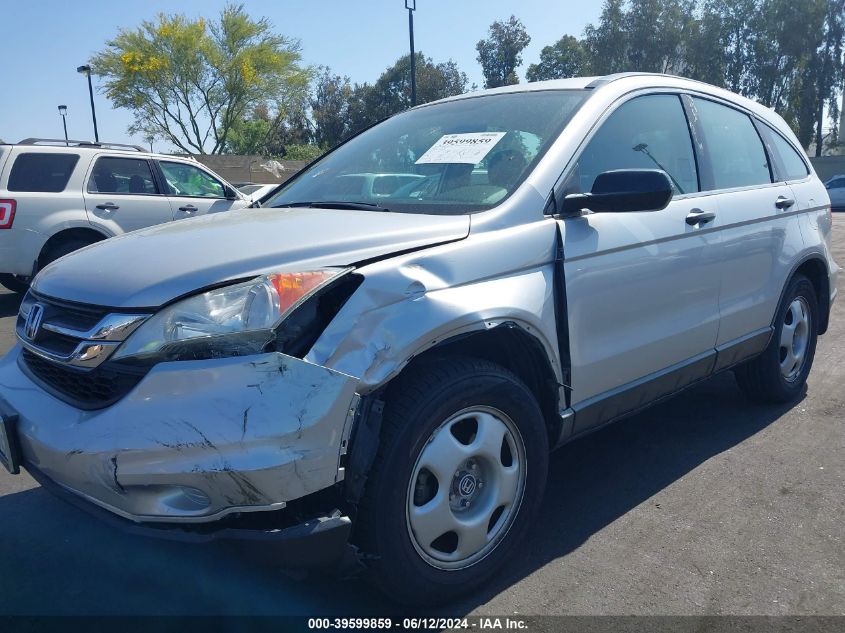 2010 Honda Cr-V Lx VIN: 5J6RE3H31AL024469 Lot: 39599859