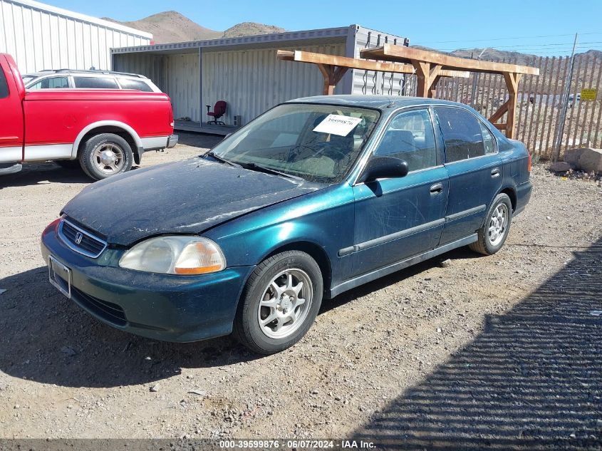 1997 Honda Civic Lx VIN: JHMEJ6578VS021863 Lot: 39599876