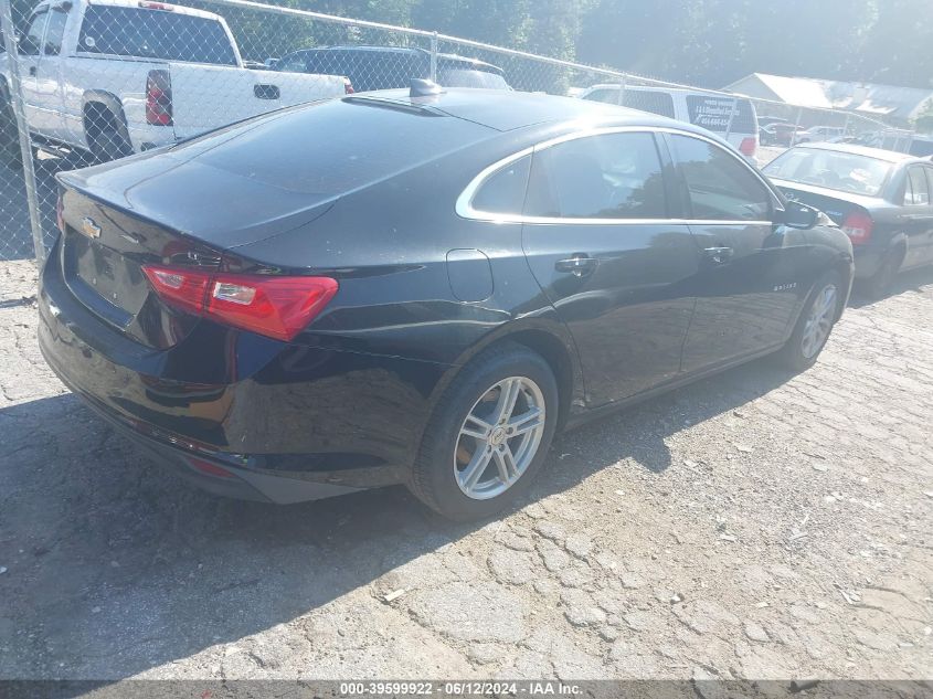 2018 Chevrolet Malibu Lt VIN: 1G1ZD5ST9JF126882 Lot: 39599922