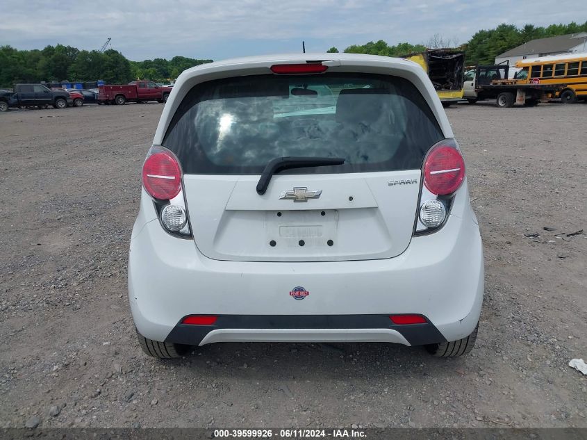 2014 Chevrolet Spark 1Lt Auto VIN: KL8CD6S91EC591969 Lot: 39599926