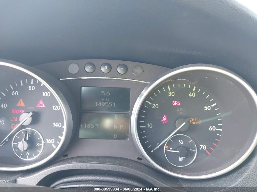 2006 Mercedes-Benz Ml 350 4Matic VIN: 4JGBB86E16A116021 Lot: 39599934