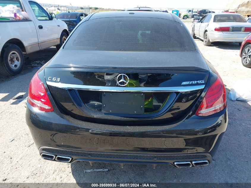 2017 Mercedes-Benz Amg C 63 VIN: 55SWF8GB1HU209239 Lot: 39599935