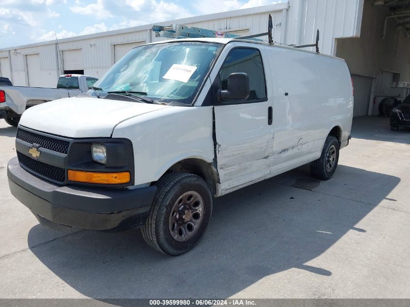 2013 Chevrolet Express 1500 Work Van VIN: 1GCSGAFX3D1154572 Lot: 39599980