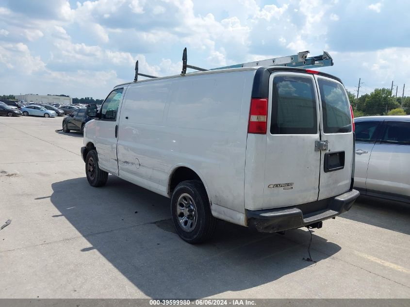 2013 Chevrolet Express 1500 Work Van VIN: 1GCSGAFX3D1154572 Lot: 39599980